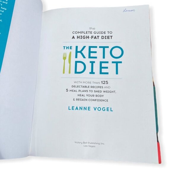 The Keto Diet Book Leanne Complete Guide‎ High Fat Recipes High Protein Book - Picture 2 of 3